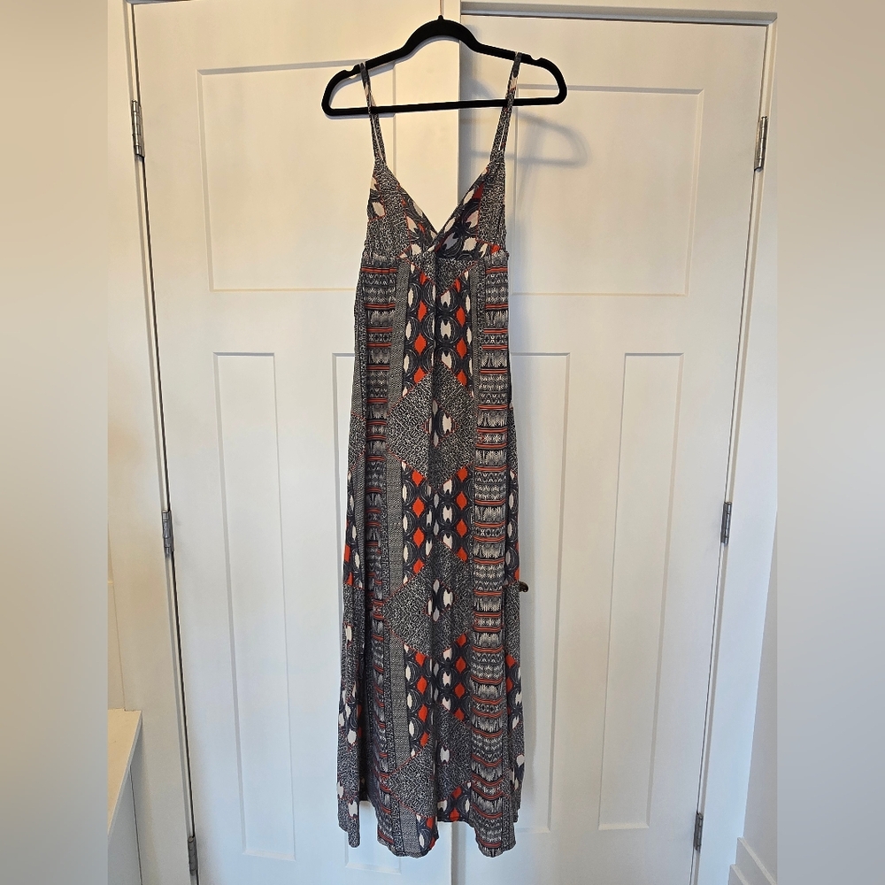 Gypsy 05 Silk Maxi Dress S Bohemian Summer Costal Beach Party